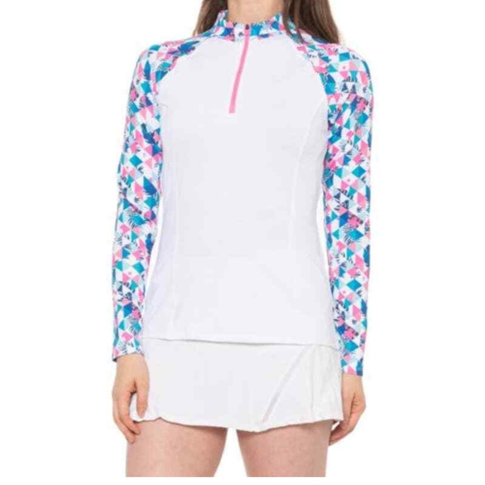 Ladies Kyodan Golf UPF half zip athletic top.